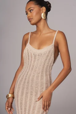 Gold Unwind And Reset Maxi Dress