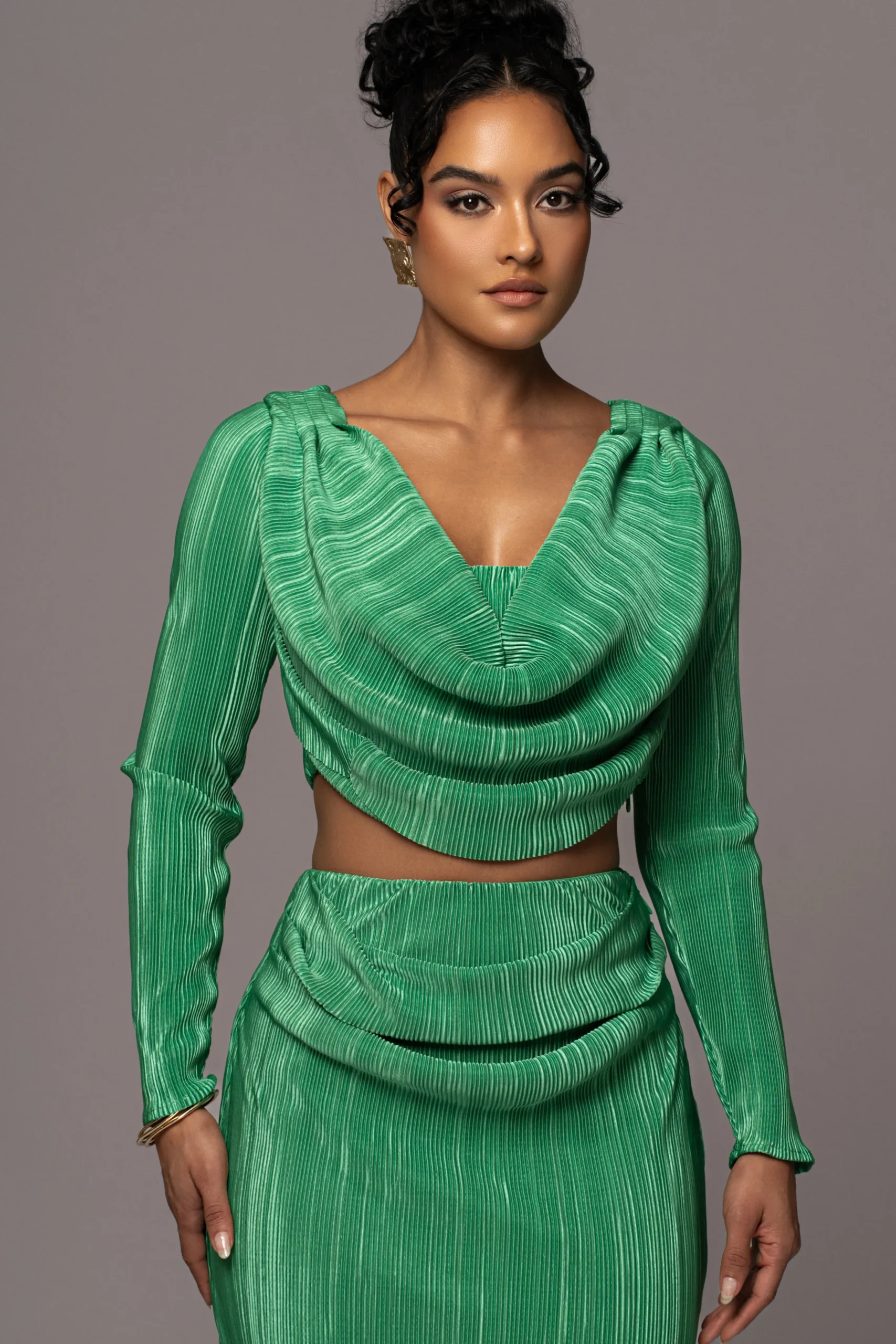 Green Haidyn Skirt Set