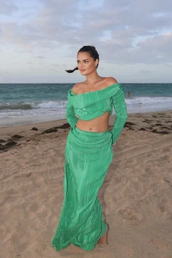 Green Haidyn Skirt Set