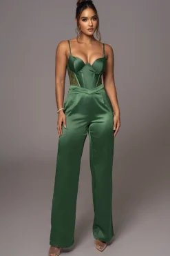 Green Incomparable Lace Bodysuit
