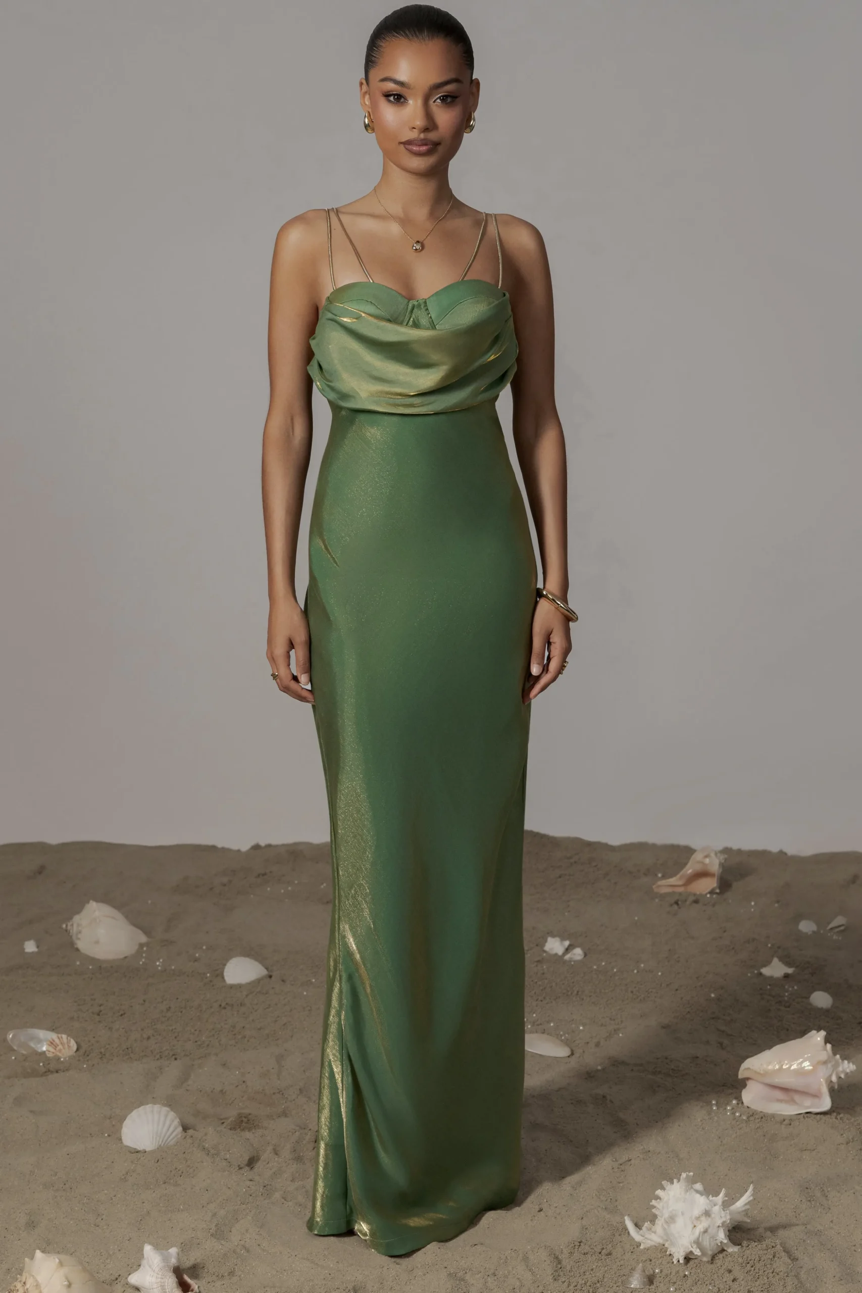 Green Iridescent Visions Of You Dress