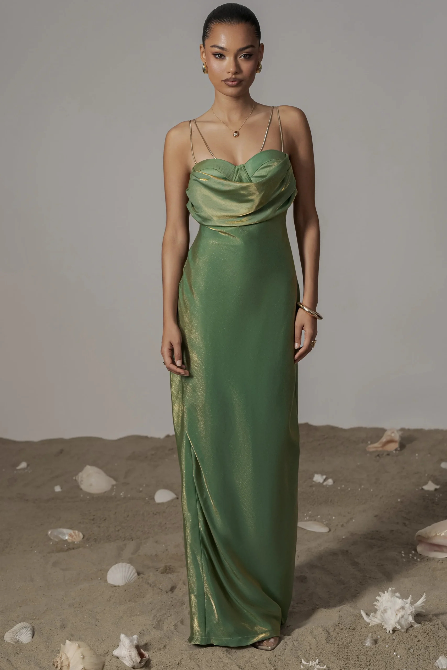 Green Iridescent Visions Of You Dress