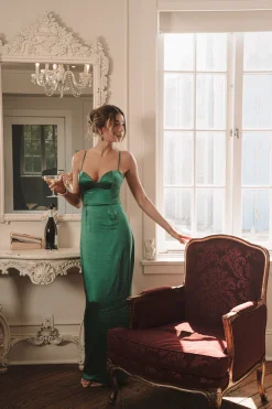 Green Moment In Time Maxi Dress