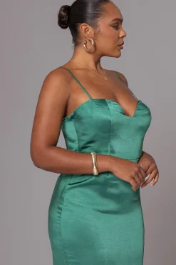 Green Moment In Time Maxi Dress