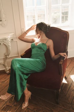 Green Moment In Time Maxi Dress