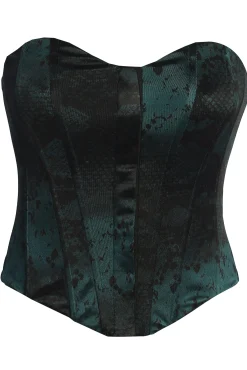 Green Stay the Night Corset