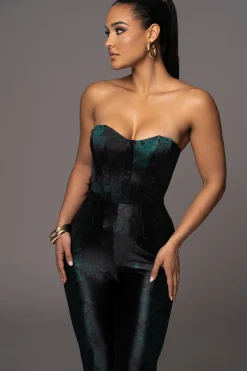 Green Stay the Night Corset