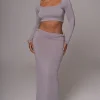 Grey Geneva Skirt Set