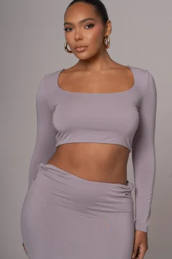 Grey Geneva Skirt Set