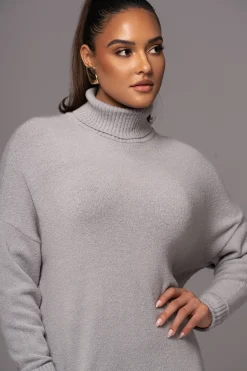 Grey Hartley Knit Maxi Dress
