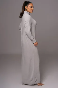 Grey Hartley Knit Maxi Dress