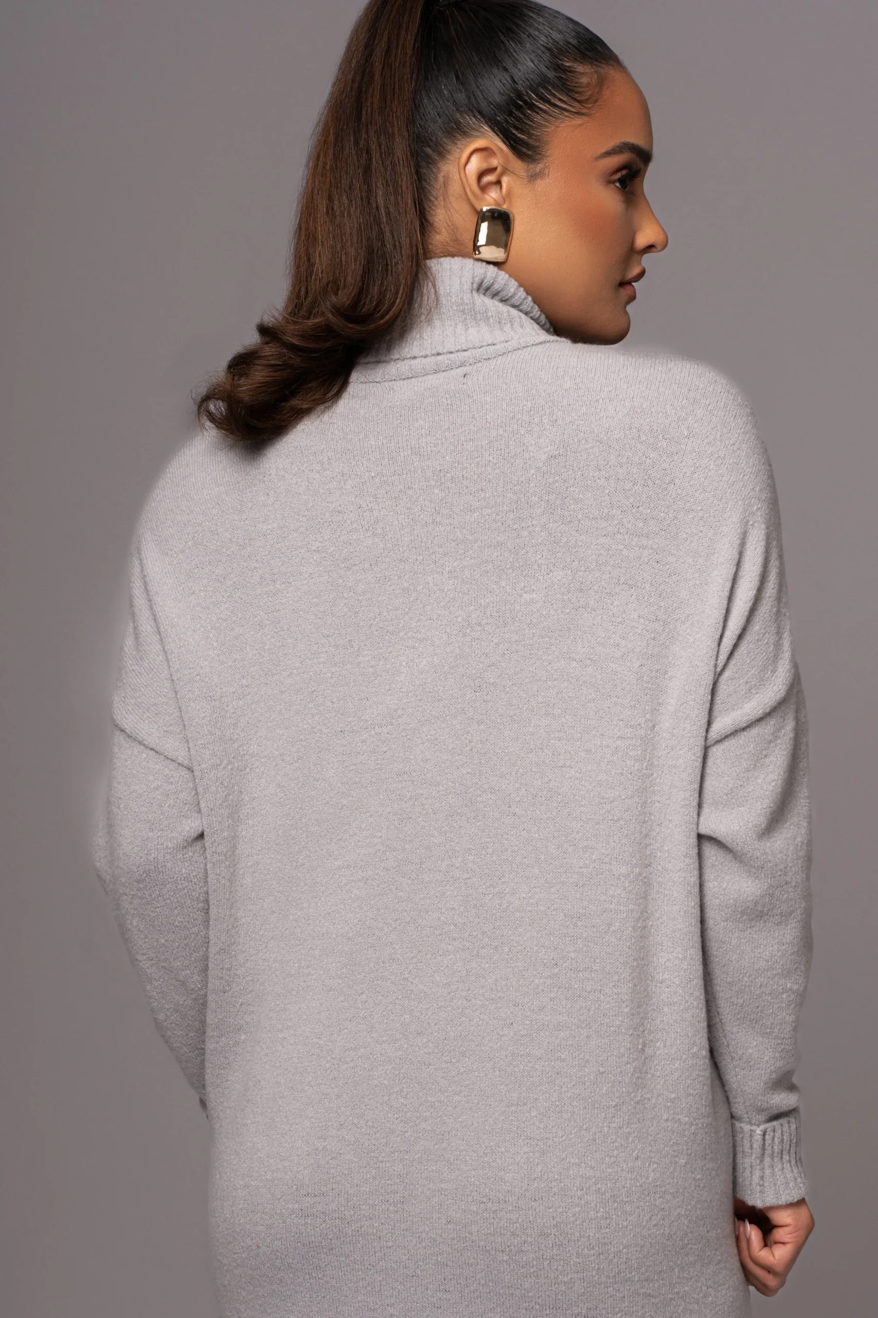 Grey Hartley Knit Maxi Dress