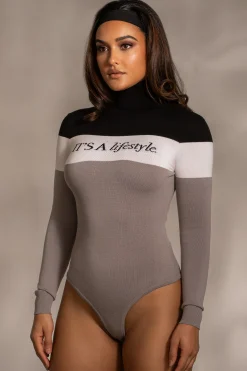 Grey Lifestyle Knit Bodysuit