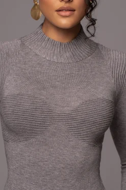 Grey Love Signs Bodysuit
