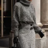 Grey New Beginnings Oversized Turtleneck