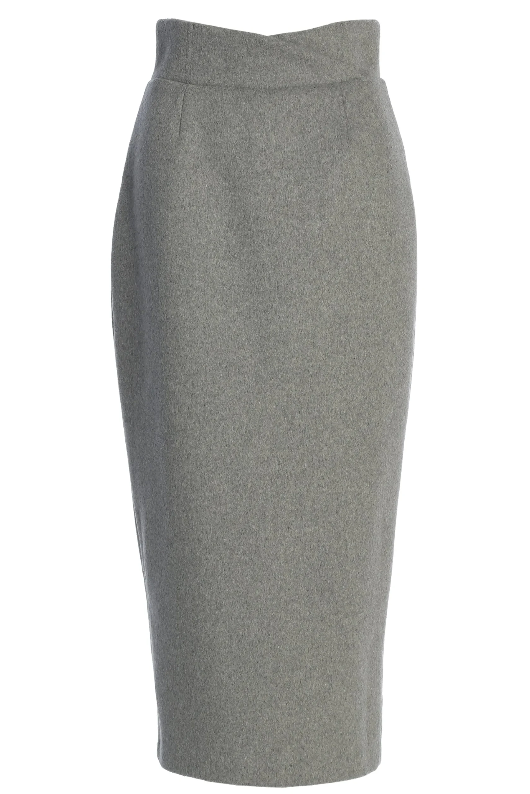 Grey Nostalgia High Waist Skirt