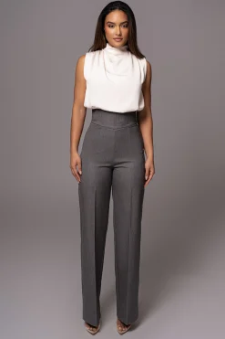 Grey Novena Woven Pants