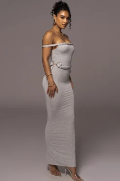 Grey One Of One Maxi Dress