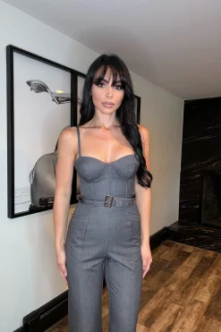 Grey Sweetheart Aroma Jumpsuit