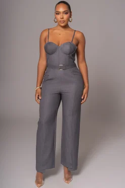 Grey Sweetheart Aroma Jumpsuit