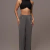 Grey Symone Cutout Pants
