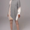 Grey Tash Sweater Knit Dress