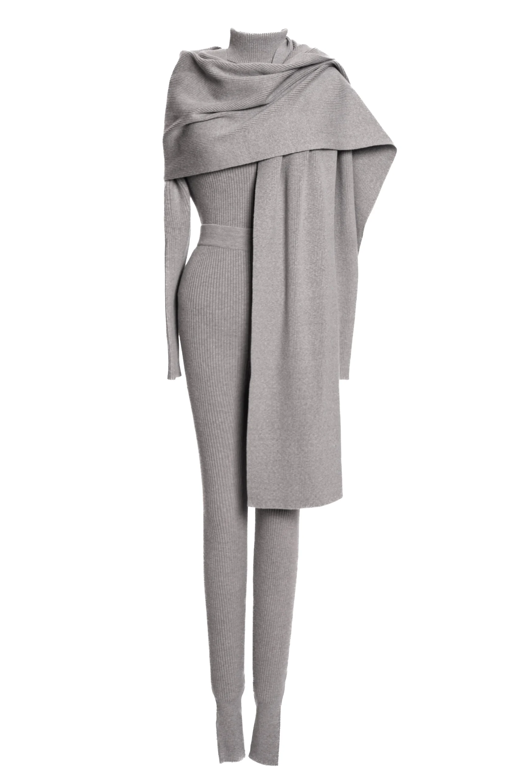 Heather Grey Cardinal Essential Knit Scarf