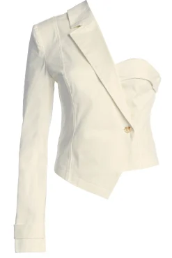 Ivory Amal One Shoulder Top