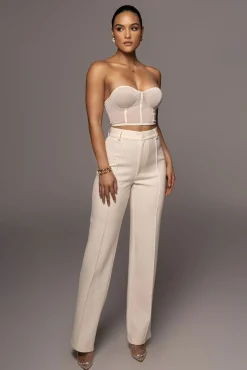 Ivory  Arlette Trousers