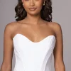 Ivory Beyond The Sea Linen Corset