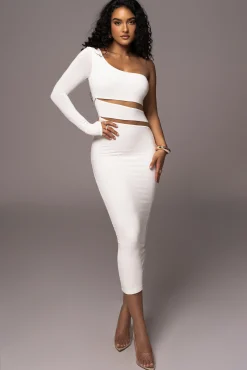 Ivory Chase The Night One Shoulder Dress