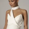 Ivory Coastal Bliss Linen Bustier