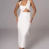 Ivory Coastland Linen Skirt
