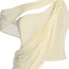 Ivory Diosa Drape Top