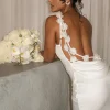 Ivory Down The Aisle Satin Gown
