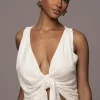 Ivory Elicia Linen Top