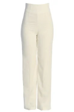 Ivory Explorer Linen Pants
