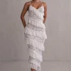 Ivory Feeling Of Forever Ruffle Dress