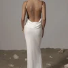 Ivory Getaway Linen Maxi Dress