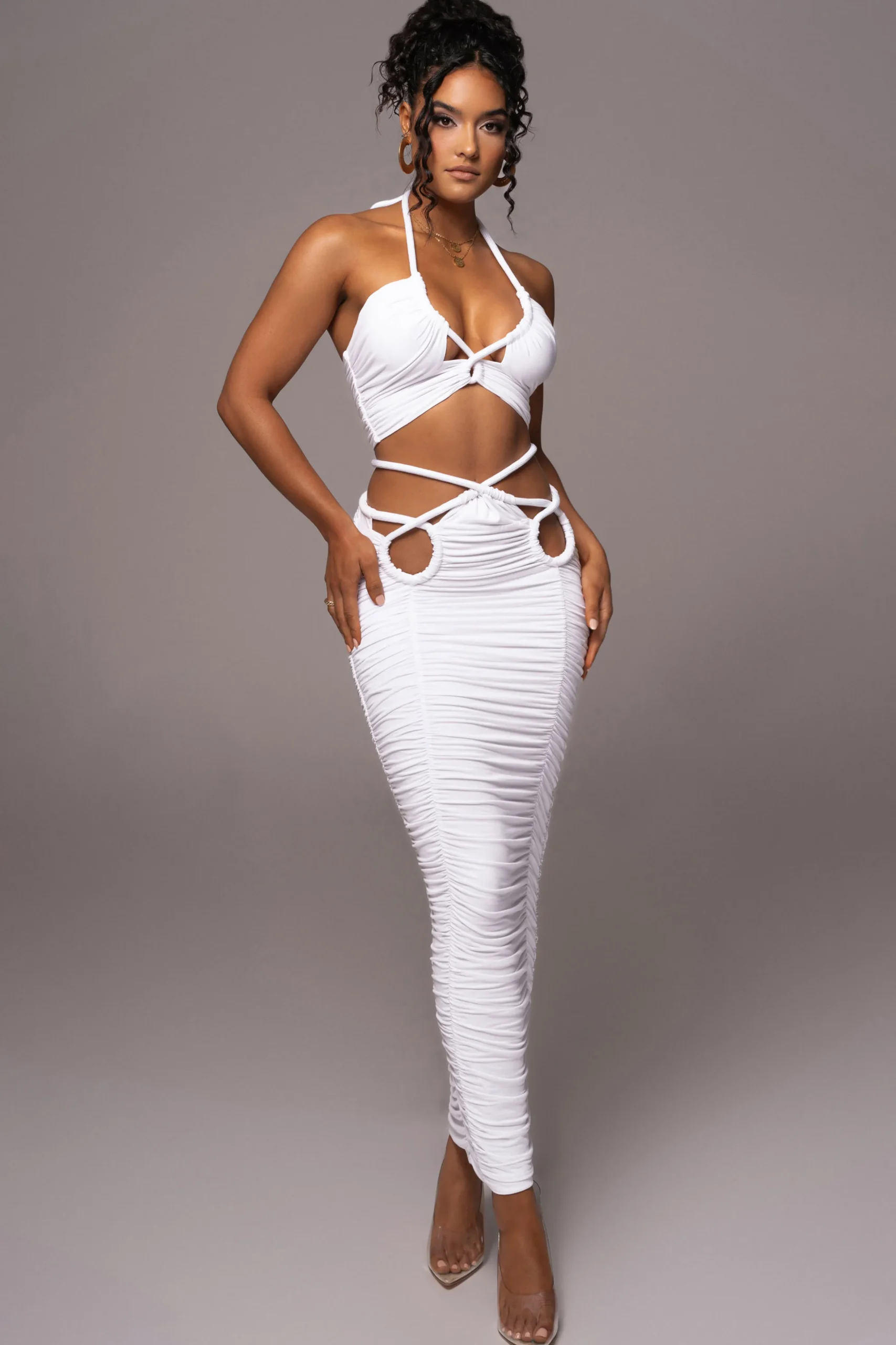 Ivory Go The Distance Skirt Set