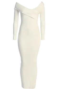Ivory Harper Knit Maxi Dress