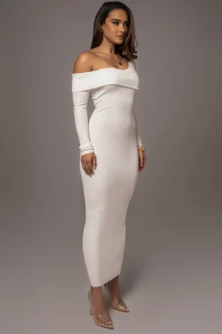 Ivory Harper Knit Maxi Dress