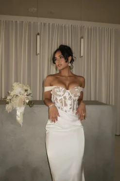 Ivory Infinite Love Satin Gown