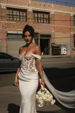 Ivory Infinite Love Satin Gown