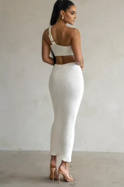 Ivory Jeanette Sweater Knit Top