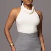 Ivory Joya Rib Knit Top