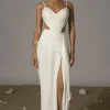 Ivory Las Olas Linen Skirt