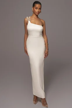 Ivory Luxury Living Maxi Dress