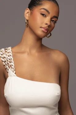 Ivory Luxury Living Maxi Dress