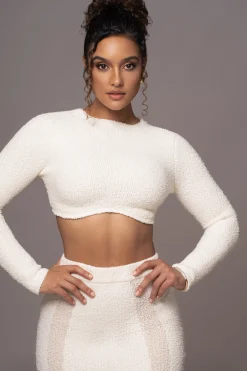 Ivory Moments Sweater Knit Skirt Set